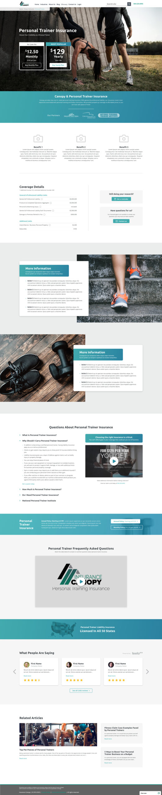 IC Class Landing Page SEO option a