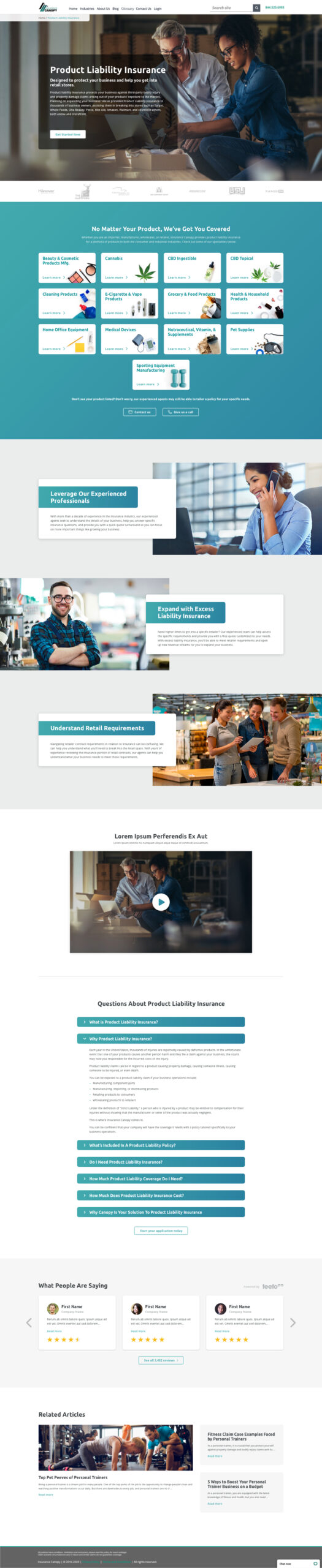 ic industry seo landing page