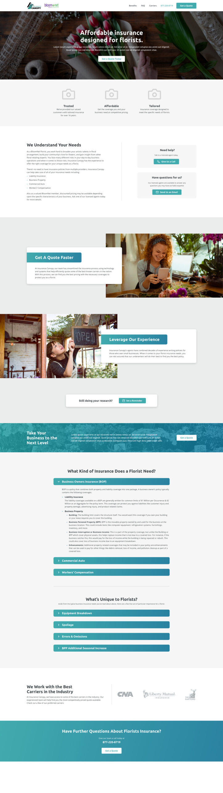 IC Partner Landing Page - Dedicated Partner Page