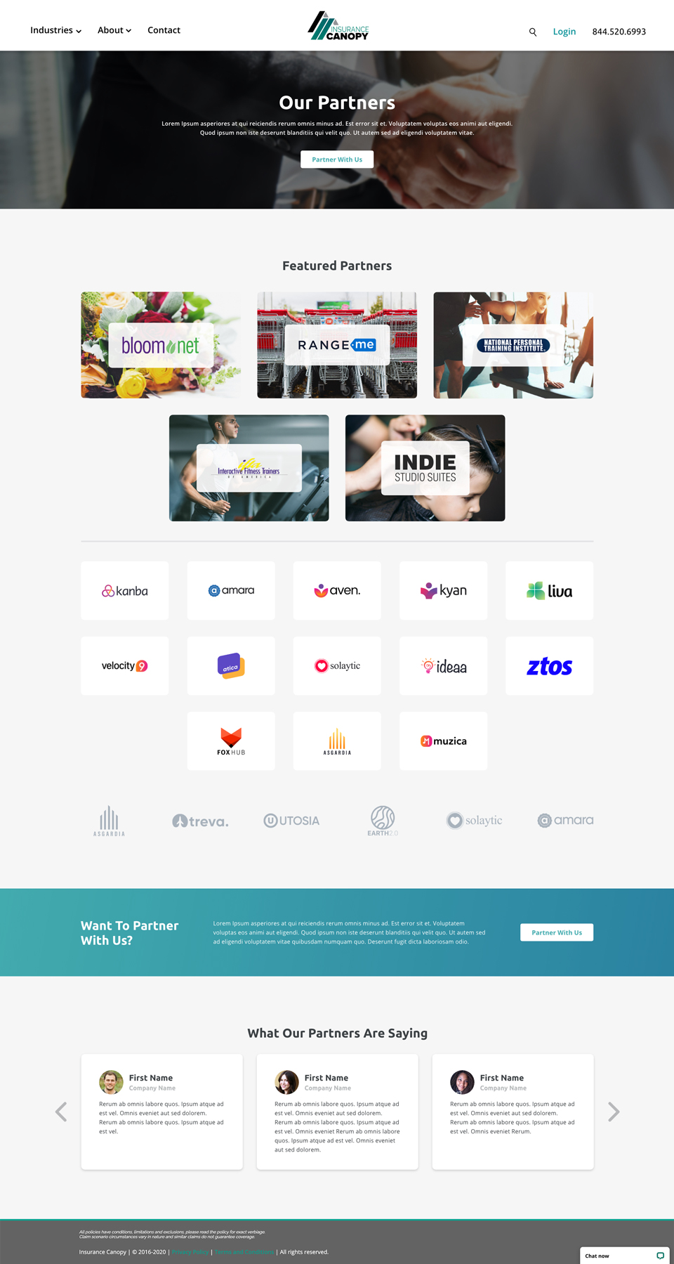 IC Partner Landing Page - Our Partners